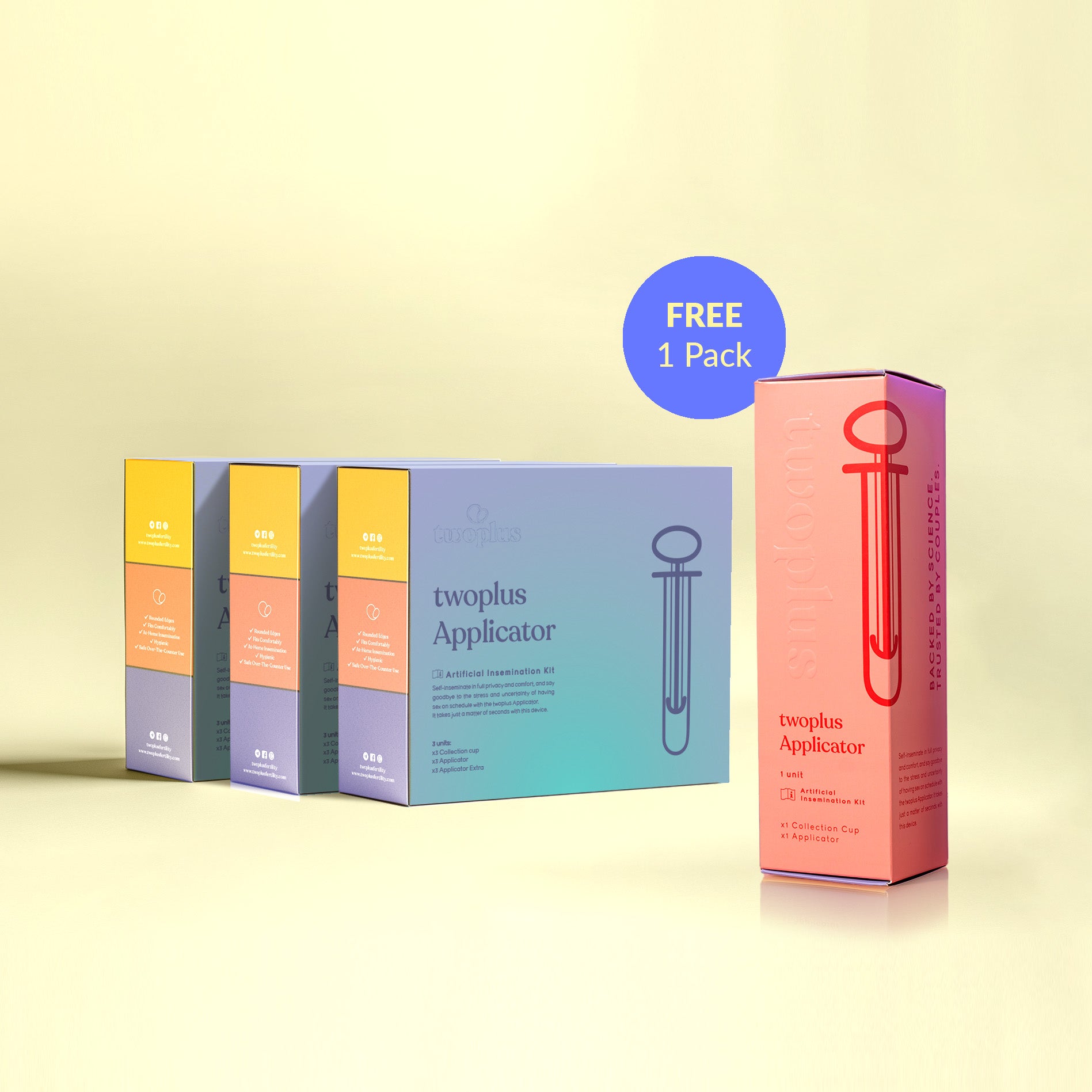Limited Time Offer - Applicator 3 Cycles + Free Applicator 1 Pack