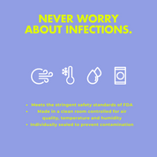 Never worry about infections clean room